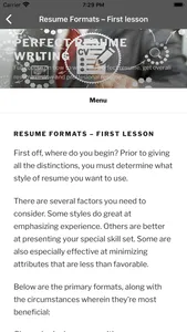 CV Maker Guide Resume building screenshot 3