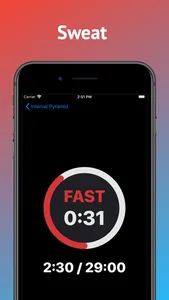 Workout Interval Pyramid screenshot 1