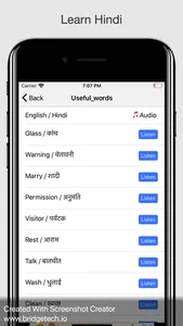 Learn Hindi Language - India screenshot 1