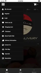 Sushi Club App screenshot 2