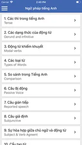 Ngữ pháp tiếng Anh - Bài tập screenshot 0