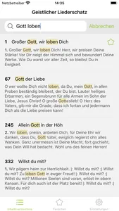 Geistlicher Liederschatz screenshot 1