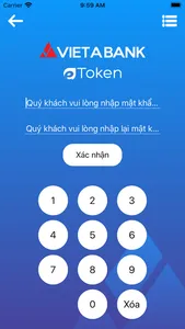 VietABank eToken screenshot 2