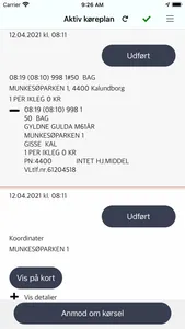 FlexDanmark Vognkommunikation screenshot 2