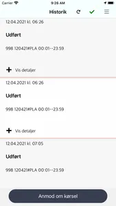 FlexDanmark Vognkommunikation screenshot 4