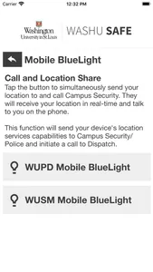 WashU Safe screenshot 2