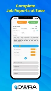 OWRA - Job Management screenshot 1