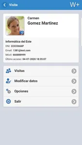 WinPLUS Visitas screenshot 1