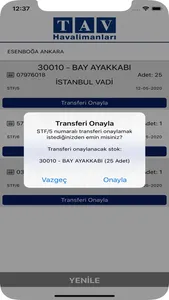 Depo Transfer Takip screenshot 2