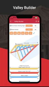 RedX Roof - Rafter Calculator screenshot 2
