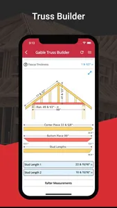 RedX Roof - Rafter Calculator screenshot 3