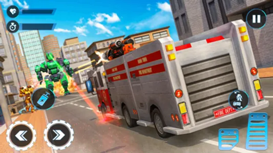 Fire Fighting Robot Transform screenshot 1