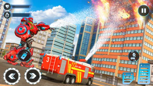 Fire Fighting Robot Transform screenshot 2