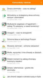 Komunikaty rolnicze screenshot 0