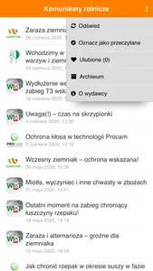 Komunikaty rolnicze screenshot 4