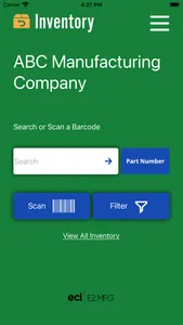 E2 MFG Inventory screenshot 1