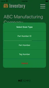 E2 MFG Inventory screenshot 2