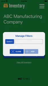 E2 MFG Inventory screenshot 7