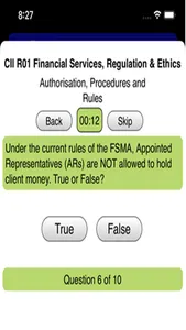 R01 Fin Services Regs & Ethics screenshot 4