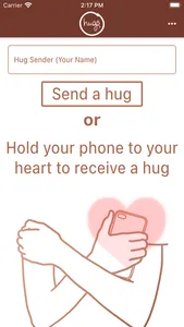 Hugs App screenshot 1