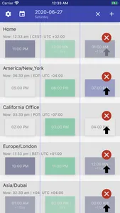 TimeZone Carousel screenshot 3