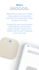 SNOOOR Sleep Position Device screenshot 0