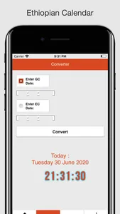 Ethiopian Calendar Habesha screenshot 1