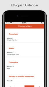 Ethiopian Calendar Habesha screenshot 3