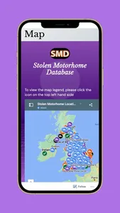 Stolen Motorhome Database screenshot 2