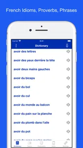 French Idiom Dictionary screenshot 0