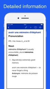 French Idiom Dictionary screenshot 1
