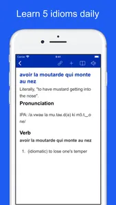 French Idiom Dictionary screenshot 5