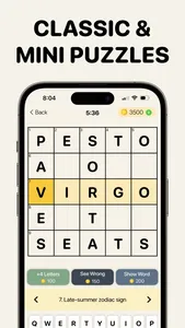 Classic Crossword Puzzles screenshot 1