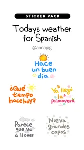 Todays weather for Spanish screenshot 0
