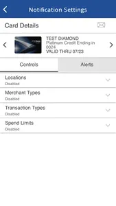 Diamond Visa Credit Card screenshot 2