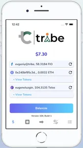 TRIBE Wallet screenshot 1