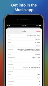 Music Info — Song Metadata screenshot 1