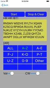 Morse Learn screenshot 2