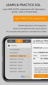 Learn SQL for MySQL screenshot 0