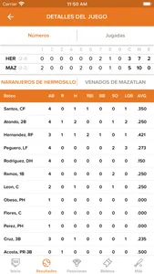 Naranjeros de Hermosillo screenshot 3