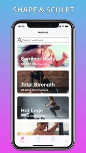 SCULPT: Fit Exercise Workouts screenshot 0