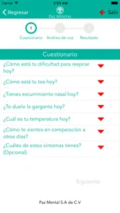 Prueba Voz Paz Mental screenshot 3