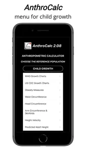 AnthroCalc screenshot 1