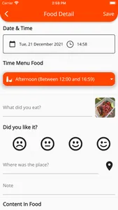 Food Today - Photo & Diary screenshot 2