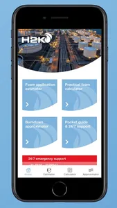 H2K foam calculator screenshot 0