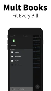 DarkBook:Lite Spending Tracker screenshot 4