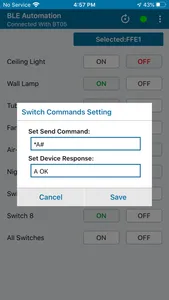 BLE Automation screenshot 2