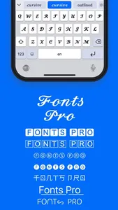 Keyboard Fonts Pro screenshot 0