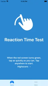 ProReact - Reaction Time Test screenshot 0