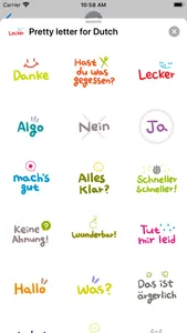 Pretty letter for German screenshot 2